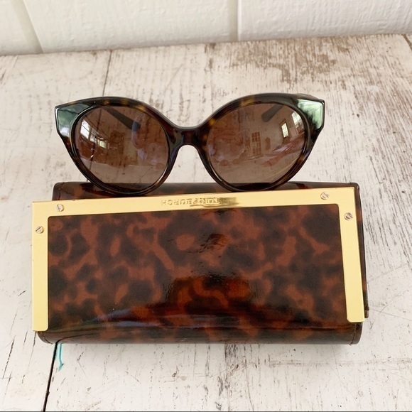 Tory Burch Accessories - Tory Burch Sunglasses TY7087 Tortoise Gold